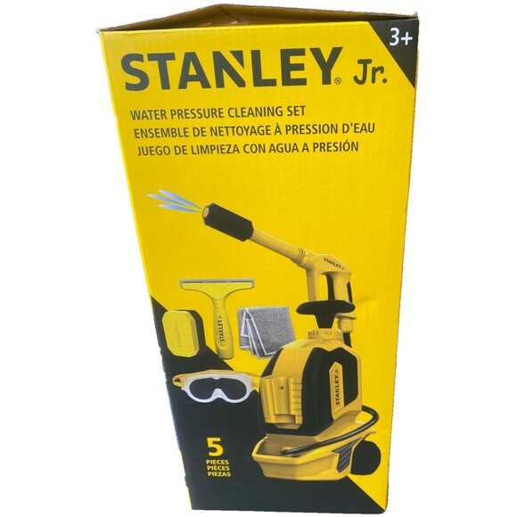 Stanley Jr 5 Piece Kids Mini Water Pressure Cleaning Toy Outdoors Fun! ages 3+ - Picture 6 of 9